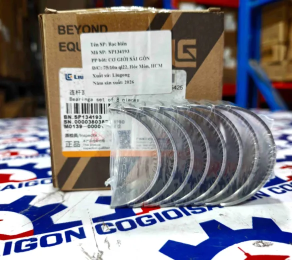 Bạc biên , miễn dên động cơ Weachai WP xe xúc lật Liugong hàng chính hãng