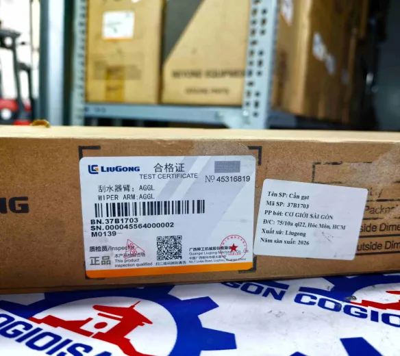 Cần gạt mưa xe xúc lật hàng chính hãng LiuGong mã 37B1703