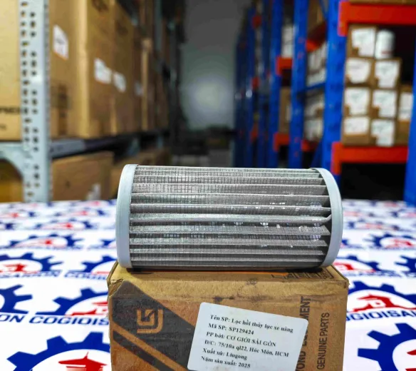 Lọc hồi thủy lực xe nâng LiuGong hàng chính hãng mã SP129424  