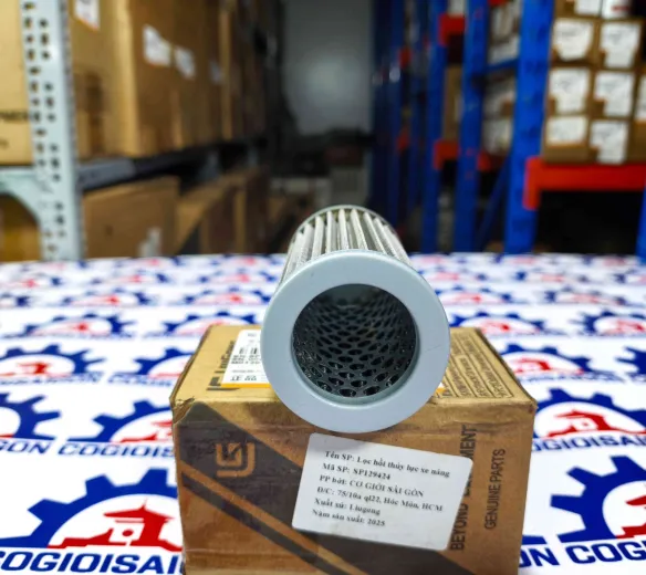 Lọc hồi thủy lực xe nâng LiuGong hàng chính hãng mã SP129424  