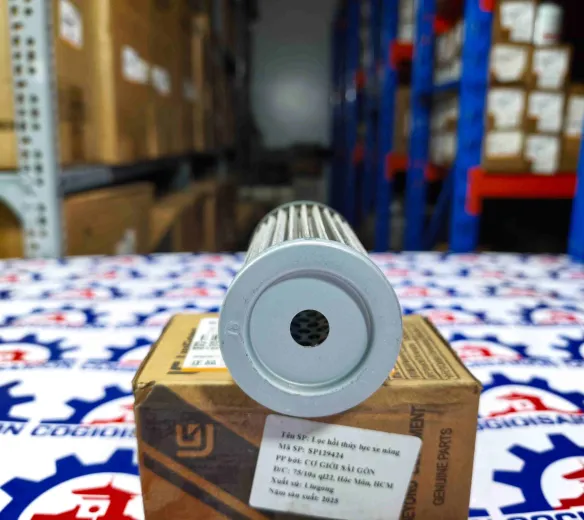 Lọc hồi thủy lực xe nâng LiuGong hàng chính hãng mã SP129424  