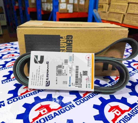 Dây curoa động cơ Cummins9.3 xe xúc lật Liugong chính hãng Liugong 