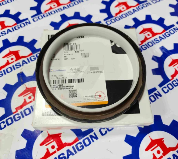 Phớt đầu cốt máy động cơ Cummins9.3 xe xúc lật Liugong hàng chính hãng 