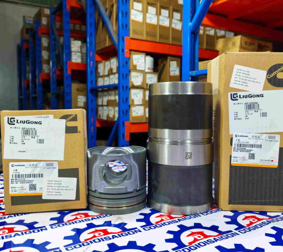 Piston động cơ Cummins 9.3 xe xúc lật Liugong hàng chính hãng 