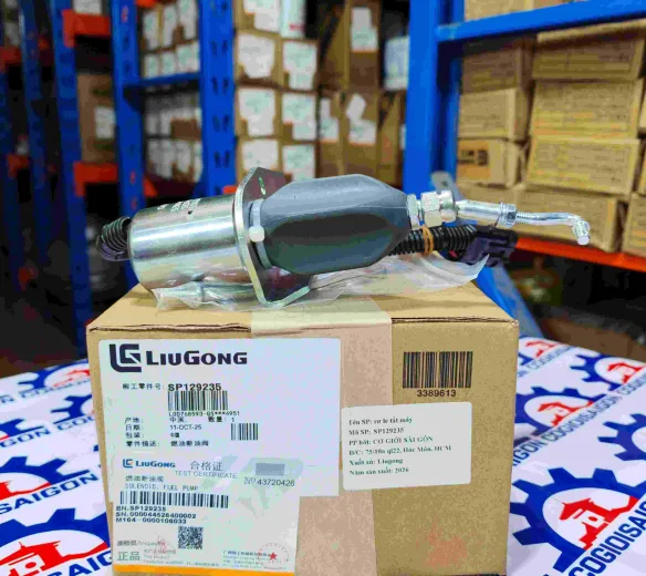 Rơ le tắt máy động cơ Cummins 9.3 xe xúc lật LiuGong hàng chính hãng